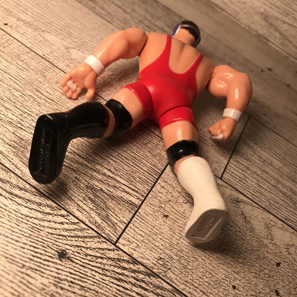 Vintage 1998 WCW Rick Steiner OSFT 4.5" WWE Toy Wrestling Action Figure - Picture 8 of 8